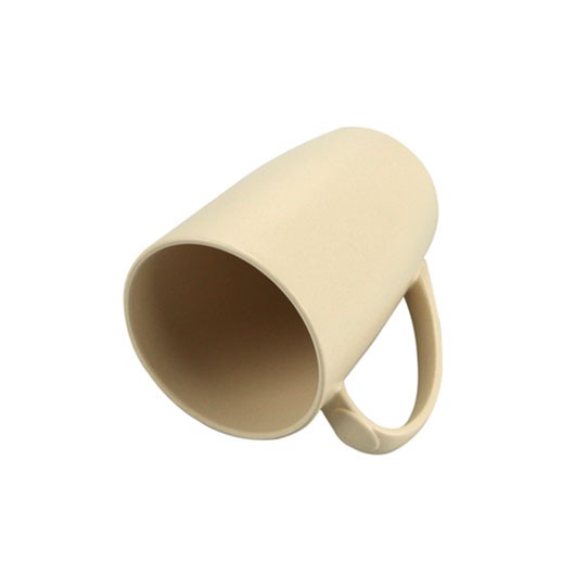 Natural Bamboo Coffee Mugs Flat